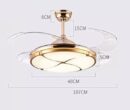 Classic Chandelier Ceiling Fan