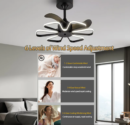 Flight Crystal Chandelier Ceiling Fan