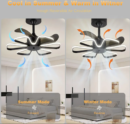 Flight Crystal Chandelier Ceiling Fan