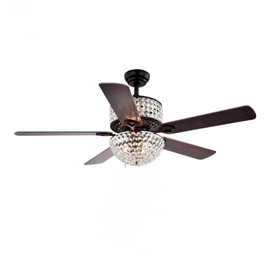 Michael Brown 52 Inch Crystal Chandelier Fan - Image 2