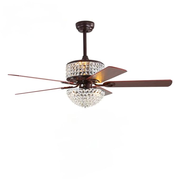 Michael Brown 52 Inch Crystal Chandelier Fan - Image 8