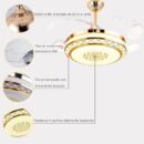 Classic Design 42" Chandelier Fan