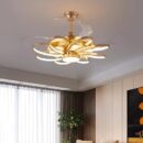 Aurora 8 Leaves Flower Shape Chandelier Fan