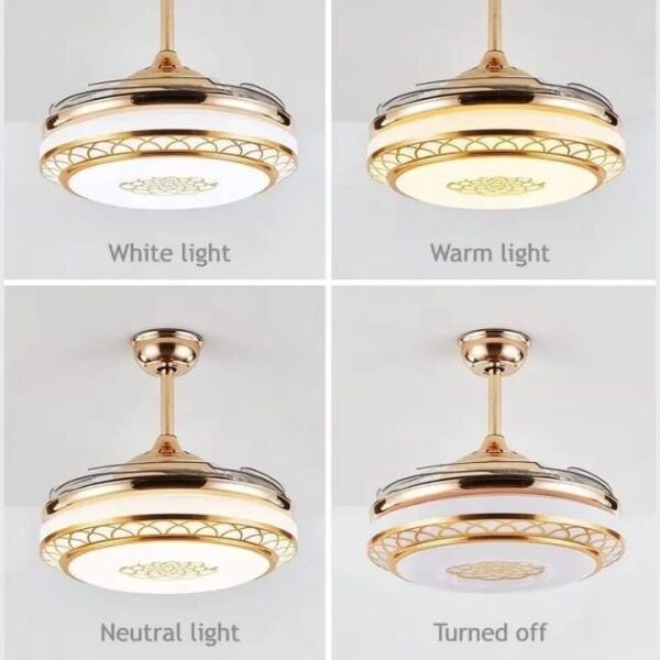 Classic Design 42" Chandelier Fan - Image 3