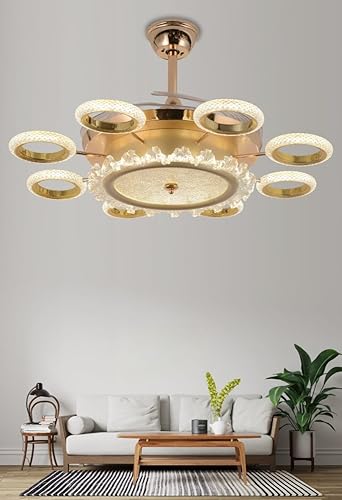Super Nova 8 Light Chandelier Fan