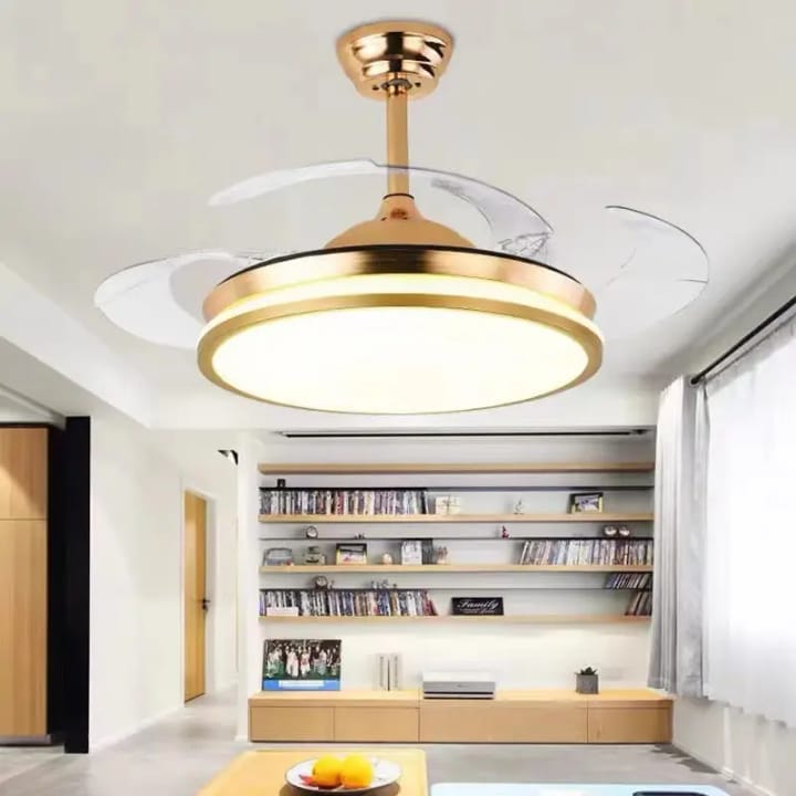 Alpha Golden 42" Ceiling Fan with Light
