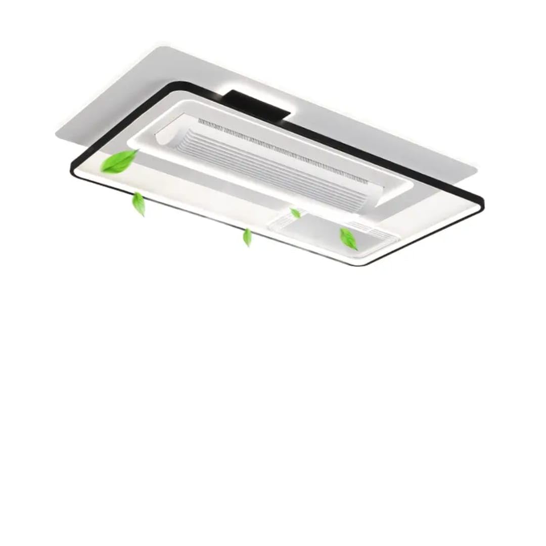 Bladeless Rectangular Fan with Light White Body Ceiling Fan - Image 6