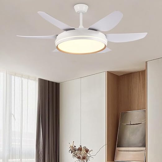ABS Blades 52 Inch BLDC Ceiling Fan White Body LED Tricolour Light - Image 6
